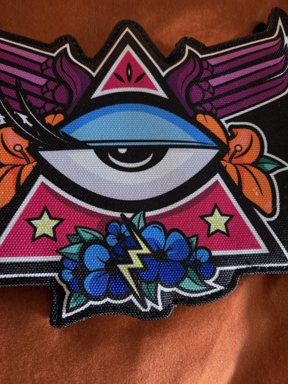 Sprayground Rich Love All Seeing Eye Clutch Wristlet